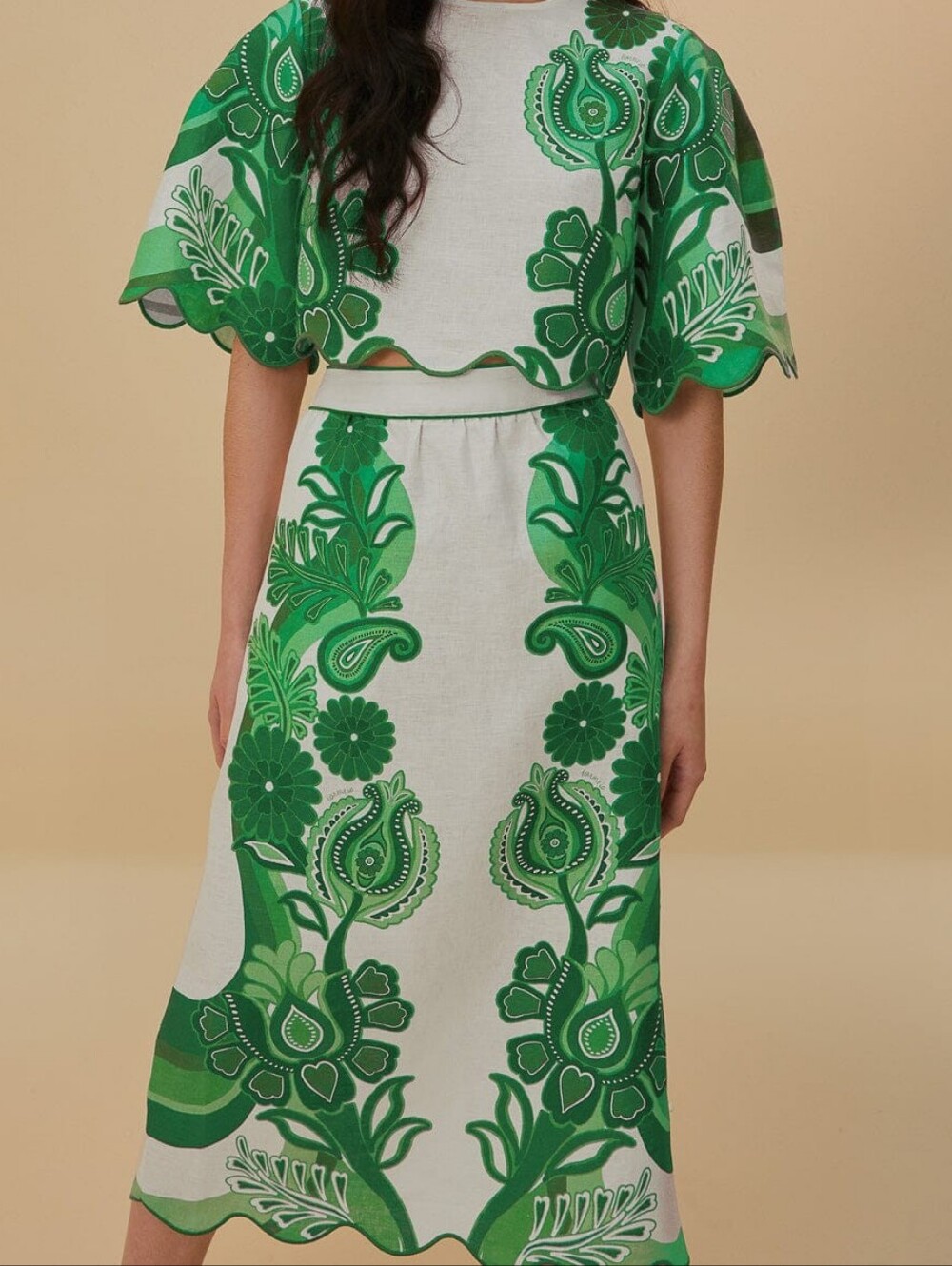 New Farm Rio Linen Skirt Set - Picture 2 of 15